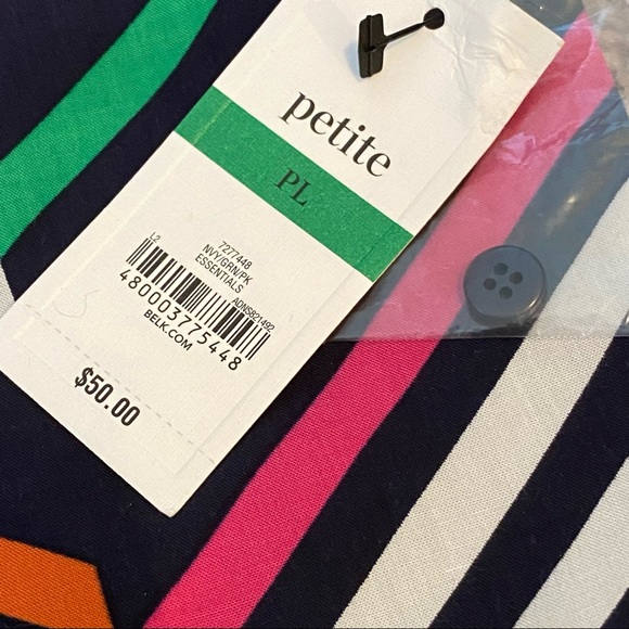 ๐ CROWN & IVY | STRIPED SLEEVELESS TOP SZ PL - Picture 14 of 16